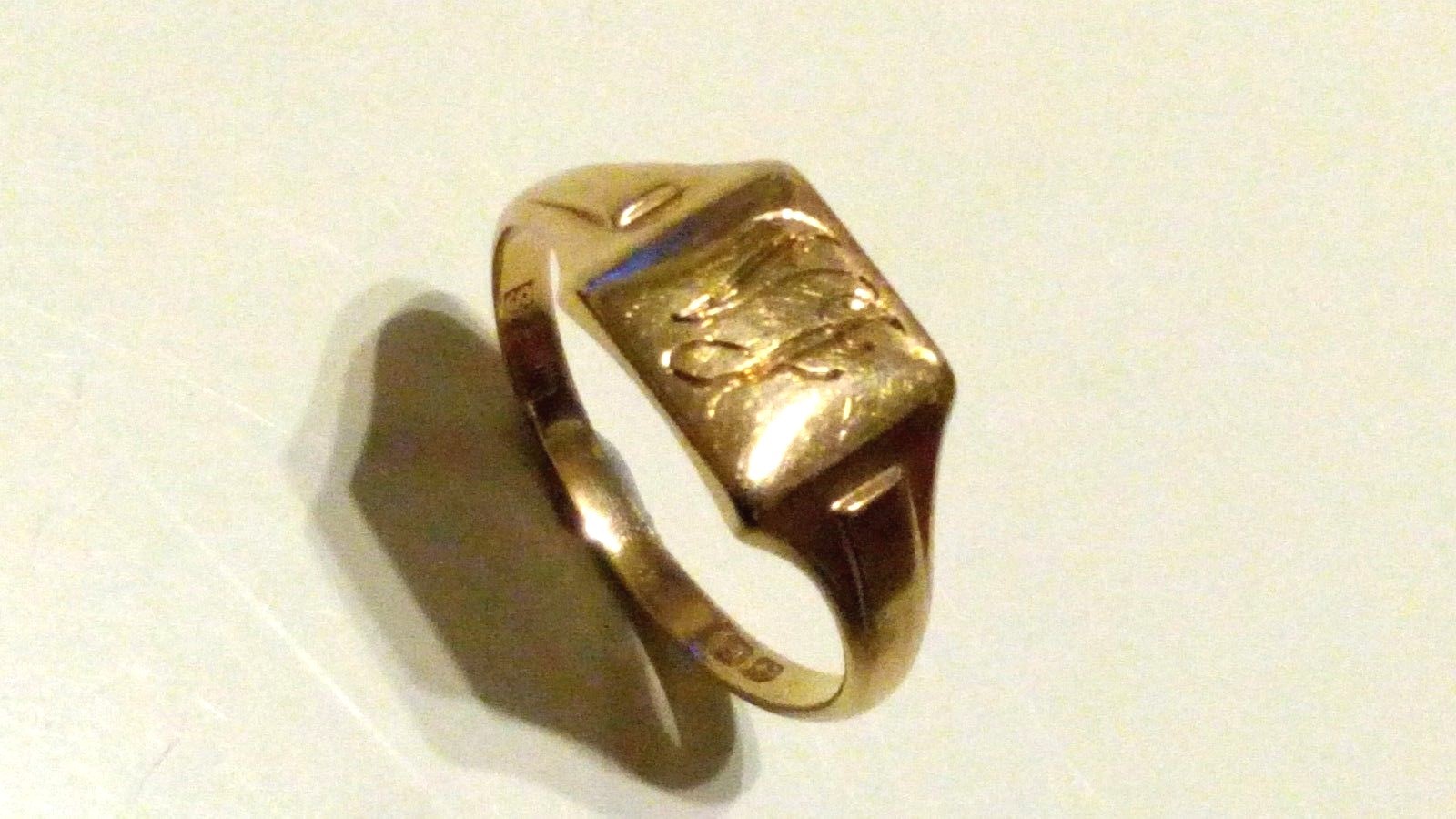 VICTORIAN 9ct Yellow Gold RECTANGULAR Shaped Face… - image 5