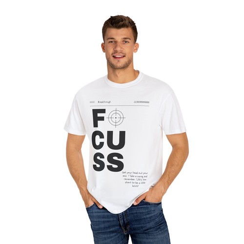 Urban Motivational Unisex T-shirt: Focus Gift for Hustlers | Be the GOAT. - Picture 5 of 26