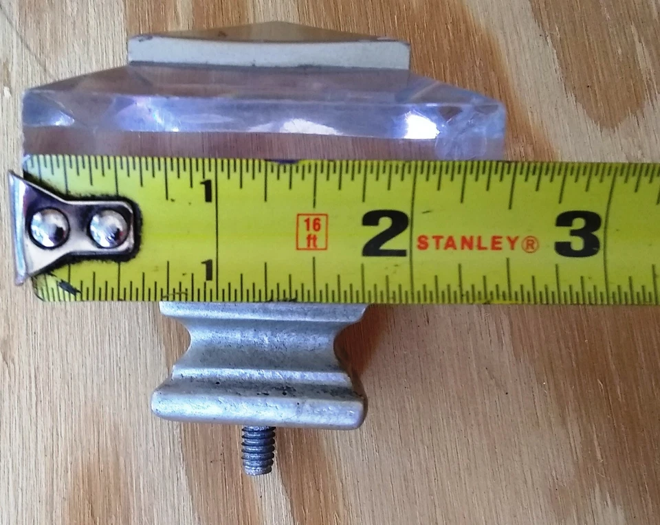 Lote de 3 herrajes de restauración con remates de plástico vintage Foto 4 de 4