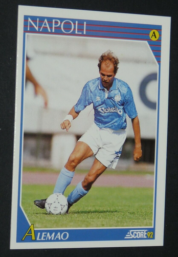 CARD NAPOLI ALEMAO FOOTBALL ROOKIE ONZE MONDIAL ITALIA BRASIL 1989