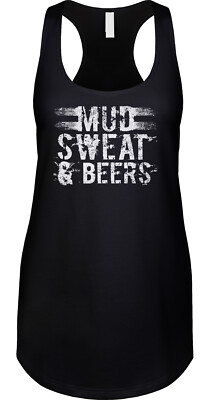 Mud Sweat Beers Country Music Drinking Farm Back Roads Song Lyrics Ladies Tank