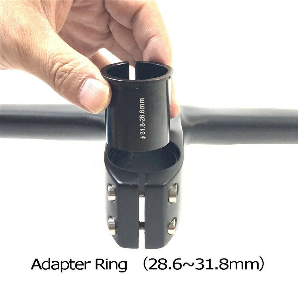 OD2 28.6/31.8mm Carbon Bicycle Handlebar Integrated Bar Stem Road Bike Drop Bars - Image 4 of 4