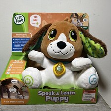 Leapfrog Bailey Speak  Learn Puppy Interactive Talk Back Feature Moving Ears