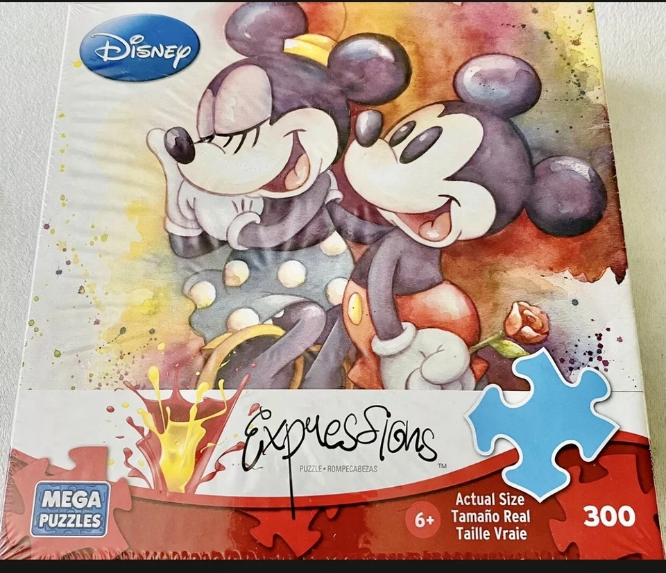 A ROSE FOR MINNIE Disney Expressions - Mega 300 piece puzzle. - Image 2 of 2