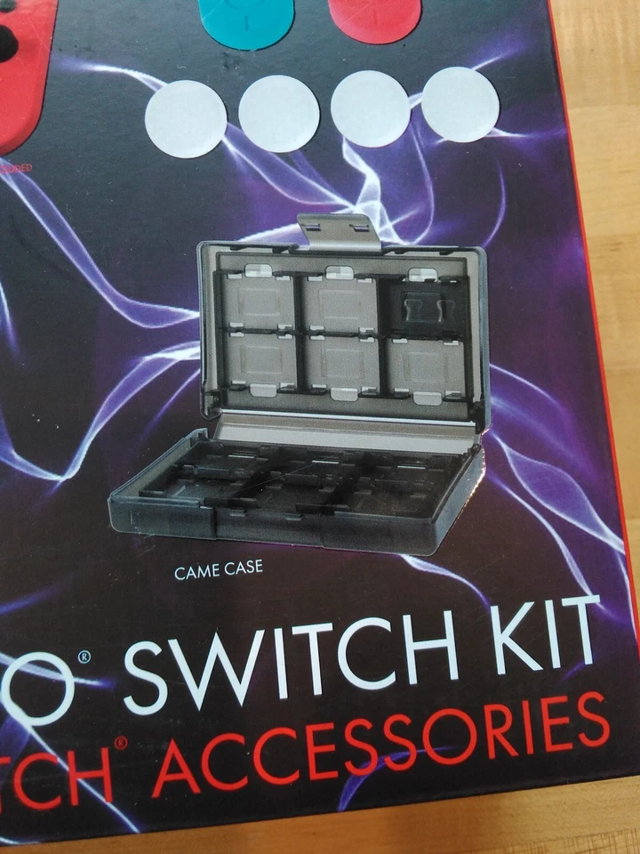 Carrying Storage Case For The Nintendo Switch, 12 In 1 Accessories Kit, Level Up - Image 3 of 4