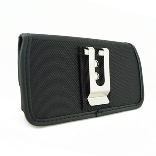 Horizontal Heavy Duty Rugged Belt Loop & Clip Case Pouch 4.84 x 2.63 x 0.68 inch - Picture 2 of 2