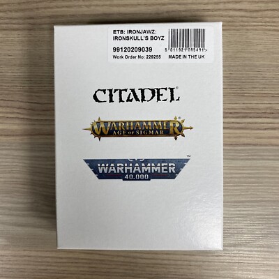 IRONSKULL'S Boyz Warhammer Orruk Warclans Underworlds Warband Ironjawz Orc - Aos