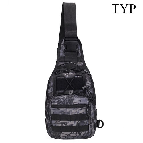 Tactical Shoulder Bag Messenger Sling Chest Pack Military Molle Outdoor Backpack - Picture 17 of 18