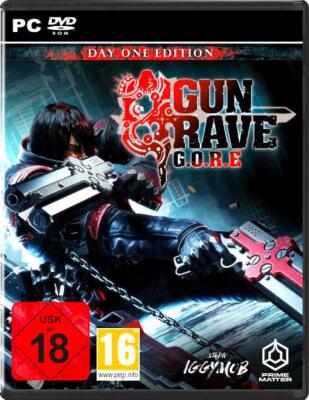 Gungrave G.O.R.E. - Day One Edition - Code in a Box - PC - Neu & OVP 