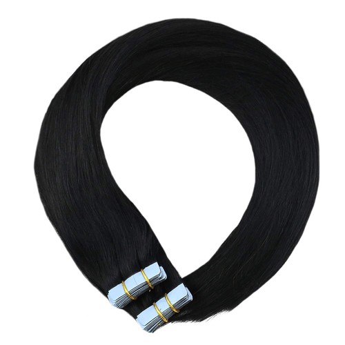 Tape in Remy Human Hair Extensions Seamless Skin Wefts Premium Thick Hair16-24in - Picture 26 of 105