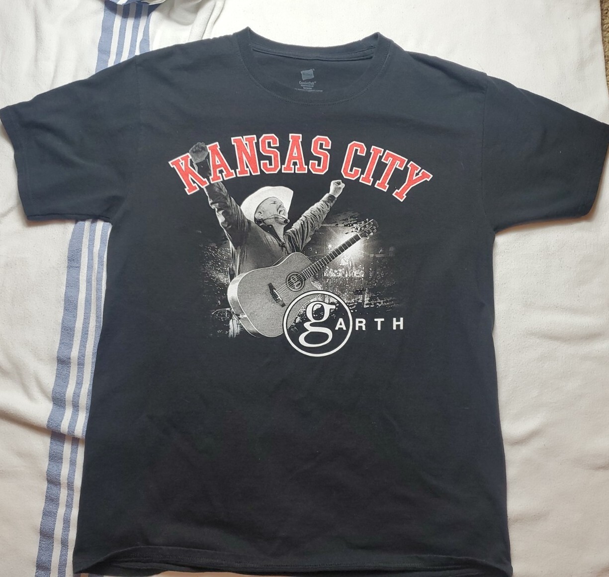 2021 Garth Brooks stadium tour Kansas city black size… Gem