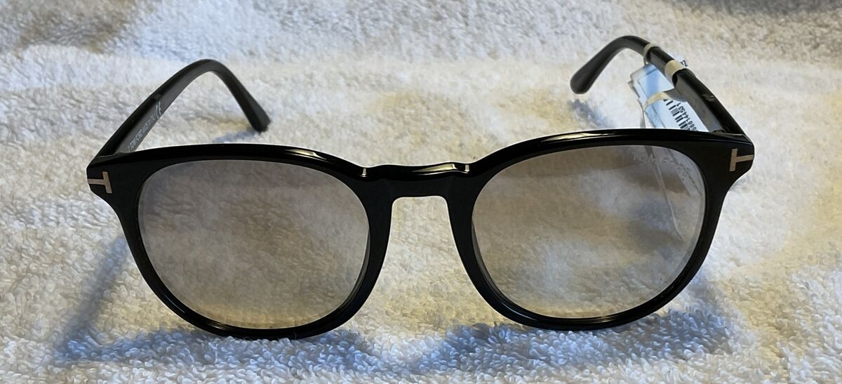 NEW TOM FORD ANSEL TF858-F-N 01A POLISHED BLACK-GOLD GREY NEW TOM FORD ANSEL TF858-F-N 01A POLISHED BLACK-GOLD GREY