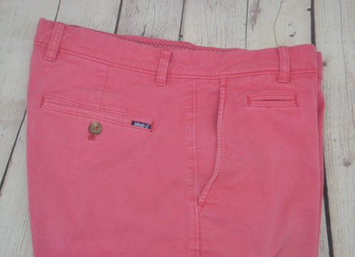 JOHNNIE-O Men's Neal Stretch Twill Casual Shorts SIZE 33 Malibu Red - Picture 2 of 6