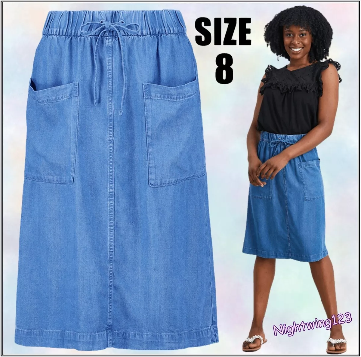 Paperbag midi skirt cheap