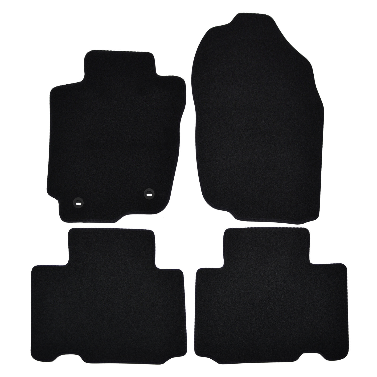 Tapis de sol Toyota Rav 4 2013-2018 anti-glisse en velours noir