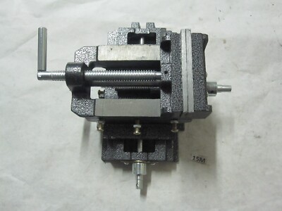 2 Way 4'' Drill Press X-Y Compound Vise Cross Over Slide Mill Milling Vice Table