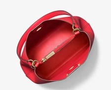 MICHAEL KORS PRATT MEDIUM BUCKET SHOULDER BAG HANDBAG PURSE WOMENS