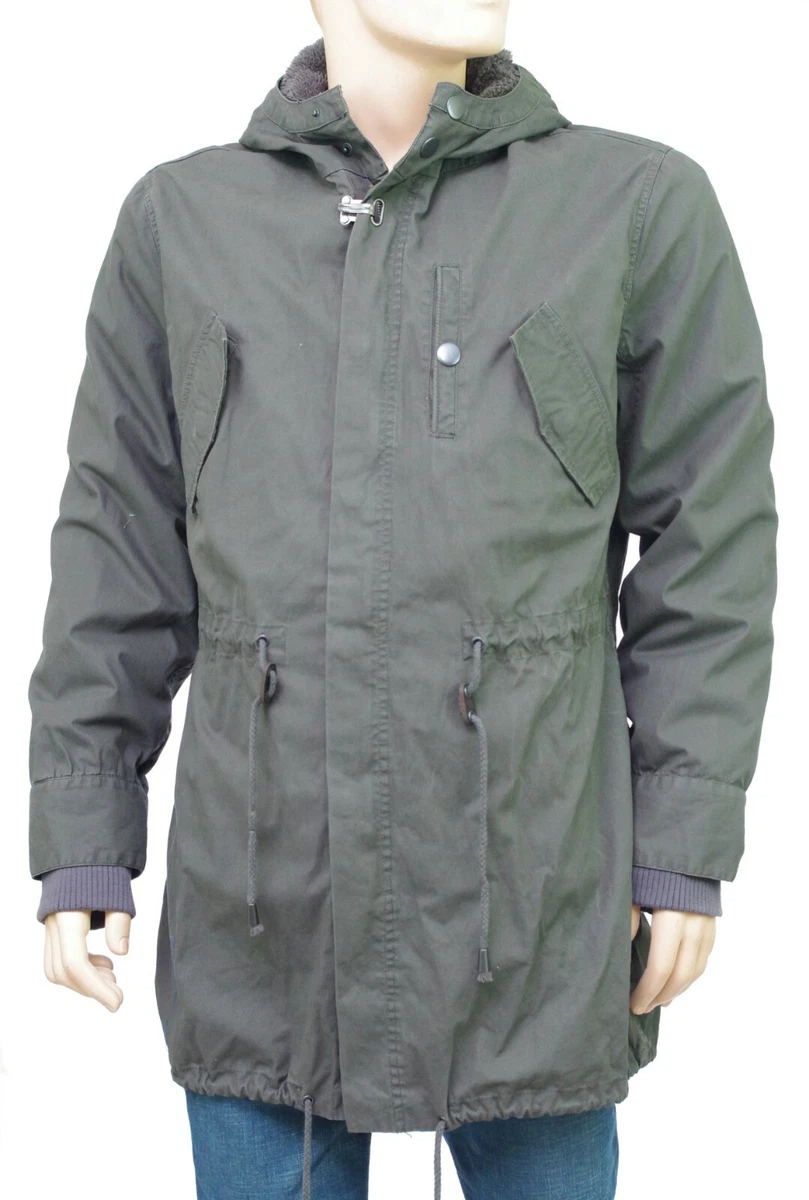 PEPE JEANS veste chaude 2 en 1 homme gris kaki PARKER SHADED