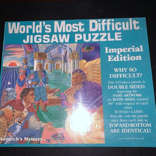 World’s Most Difficult Jigsaw Puzzle Imperial Edition ~ Monarch's Mystery New
