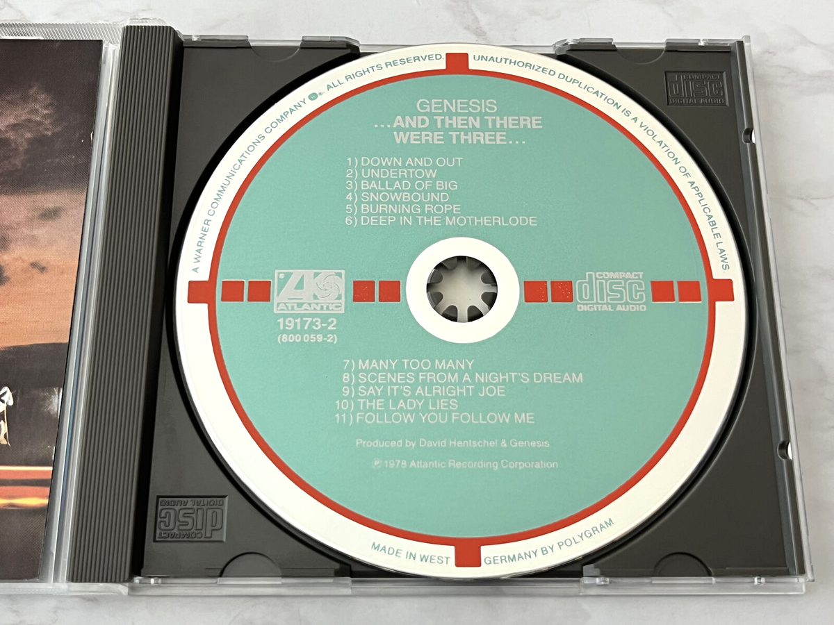 Genesis And Then There Were Three CD TARGET DISC! WEST