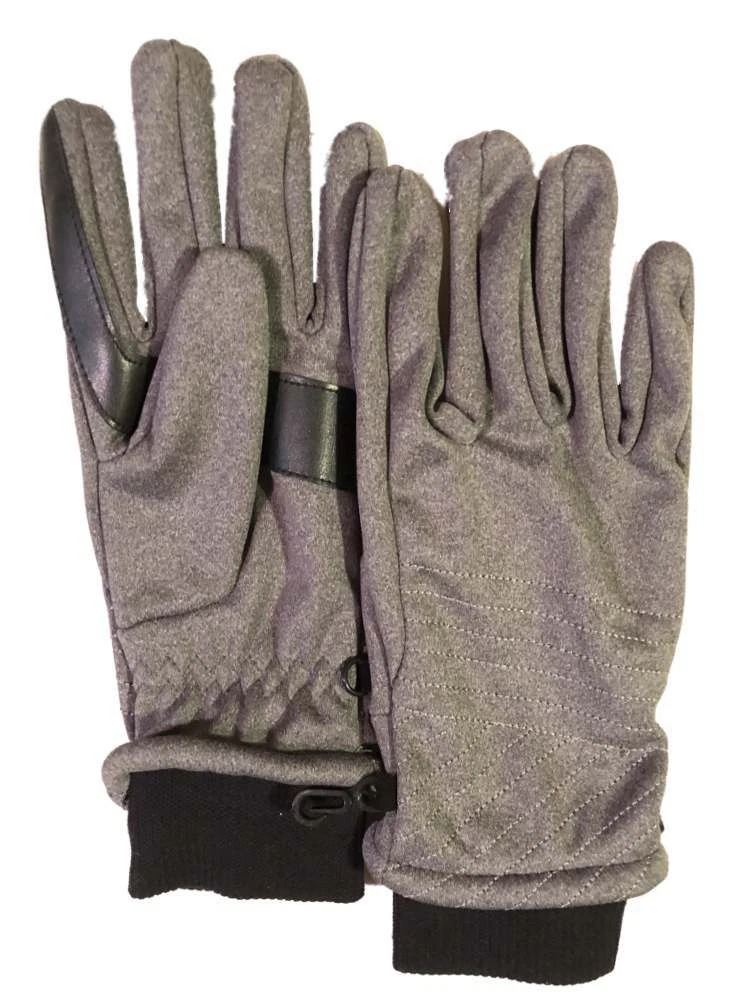 Champion Womens Gray Stitch Water & Wind Resistant Winter Snow Gloves