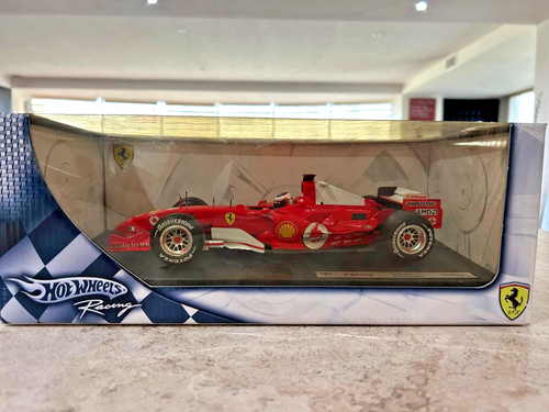 Hot Wheels F1 1:18 Rubens Barrichello Ferrari F2004M season 2005 Wow Rare! - Picture 7 of 19