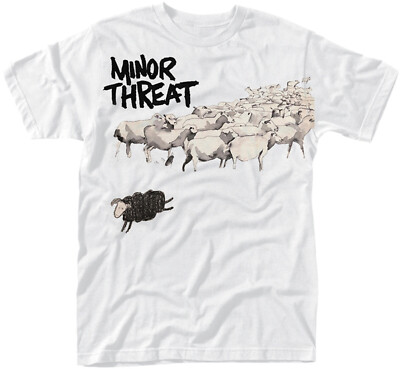Minor Threat - Out Of Step T-SHIRT SIZE M YOUTH OF TODAY FUGAZI BLACK FLAG SOA