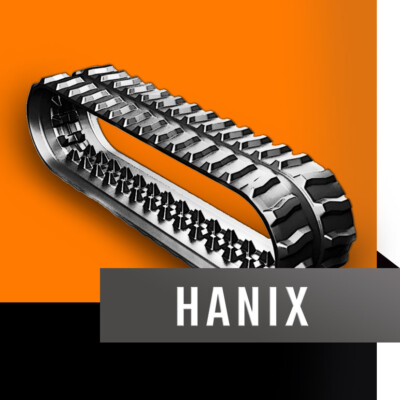 Gummiketten für HANIX Minibagger | Sonderpreis ab 2 Stück | Für alle Modelle