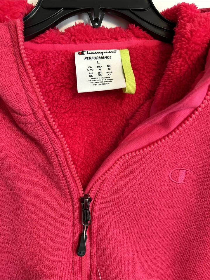 Chaqueta Champion para mujer, rosa, grande Foto 2 de 3