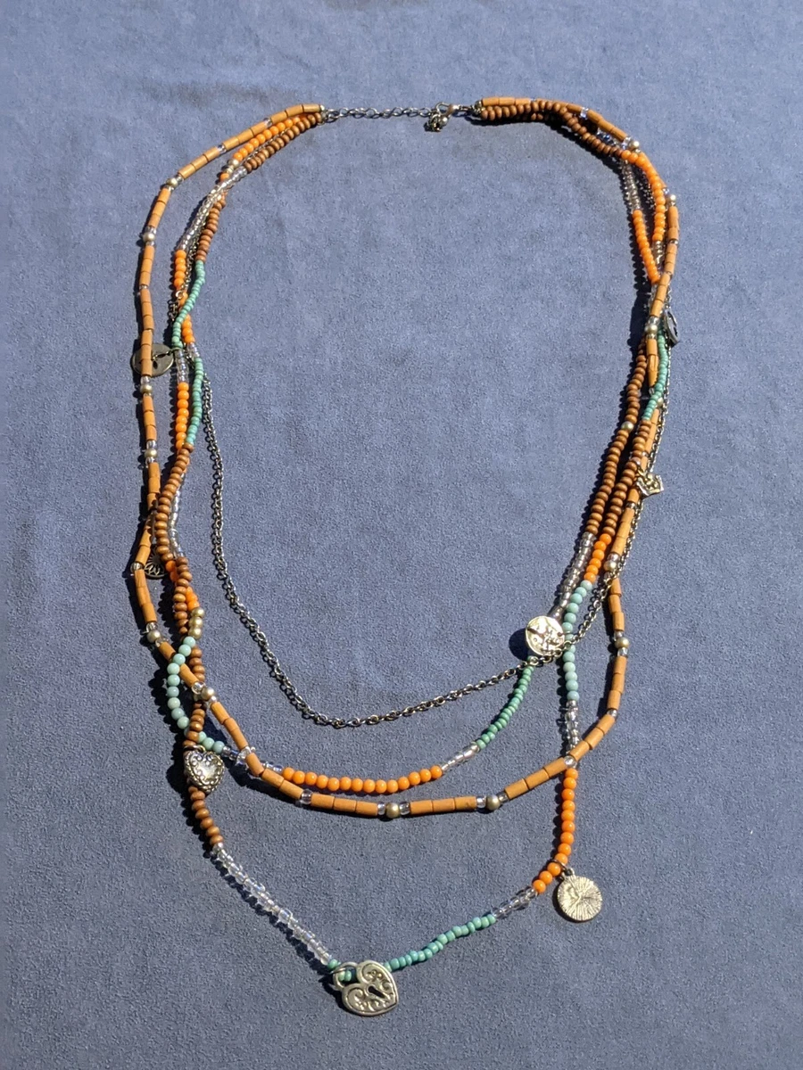 Necklace boho style sale