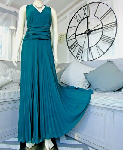 Monsoon Green Pleated Maxi Occasion 