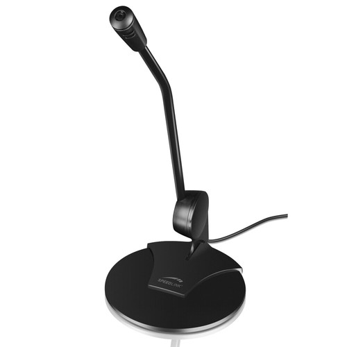 Microphone De Bureau Pure SPEEDLINK SL-8702-BK Noir - 第 1/2 張圖片