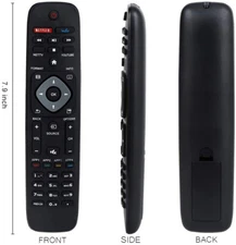 New TV Remote Control For All Philips LCD LED Smart TV Netflix Vudu Youtube