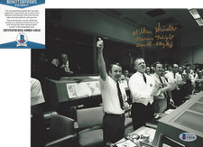 MILTON WINDLER NASA APOLLO 13 FLIGHT DIRECTOR SIGNED 8x10 PHOTO BECKETT COA BAS!