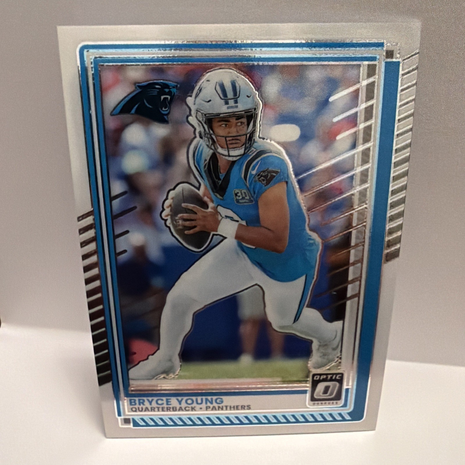 2025 Donruss Optic Bryce Young Aqua Prizm Carolina Panthers