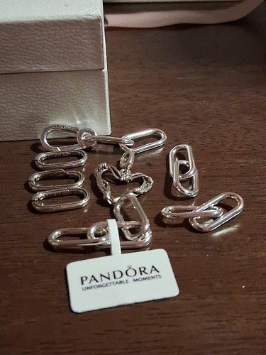 PANDORA ME AUTHENTIC BRAND NEW STERLING SILVER REMOVABLE LINKS BRACLET FLOATING - Picture 12 of 24