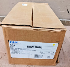 New Eaton DH261URK 30 Amp Non-Fusible Safety Switch Nema 3R Outdoor 2 Pole 600V