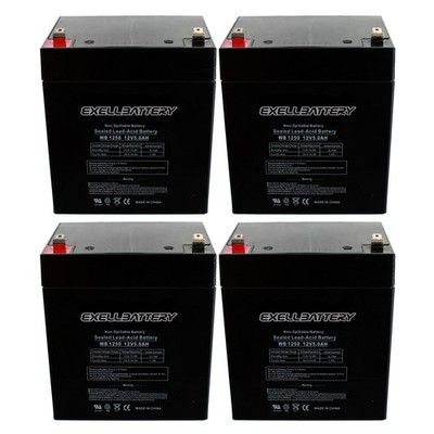 Razor E100 E125 E150 Electric Scooter battery 12V 5AH - 4 PACK