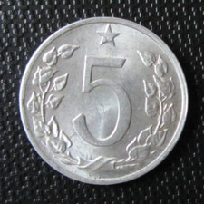 CSSR Ceskoslovensko 5 Heller 1974 vorzüglich