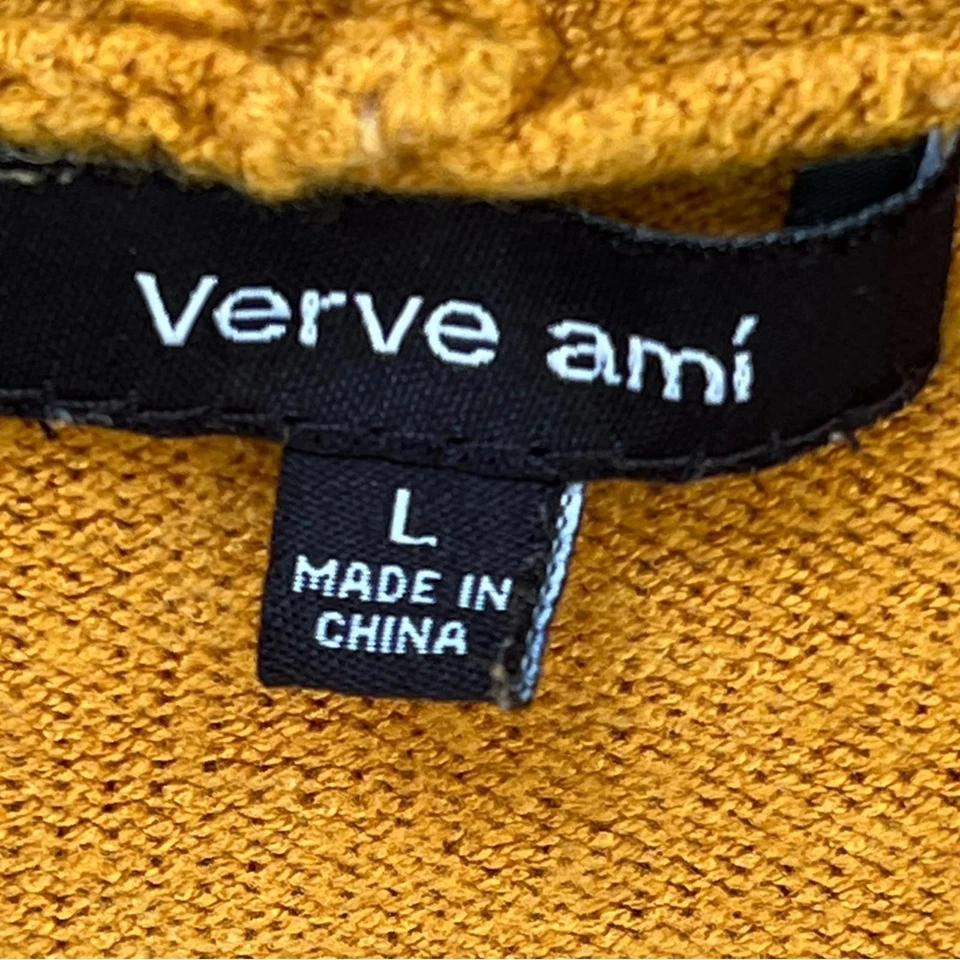 Cárdigan Verve Amí Rayas Frente Abierto - Talla L - Preciado Foto 4 de 4