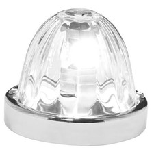 92443 Stainless Steel Watermelon Glass Lens Kit for 1156 Bulb Base Clear