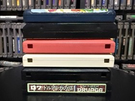 6 Game Nintendo Famicom Lot Tower Of Druaga, Wagyan Land 2, Bug, Sumo, Baltron +