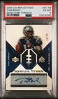 2004 U.D. Reflections #ST-TB Tom Brady Signature Threads Auto /99 PSA 6
