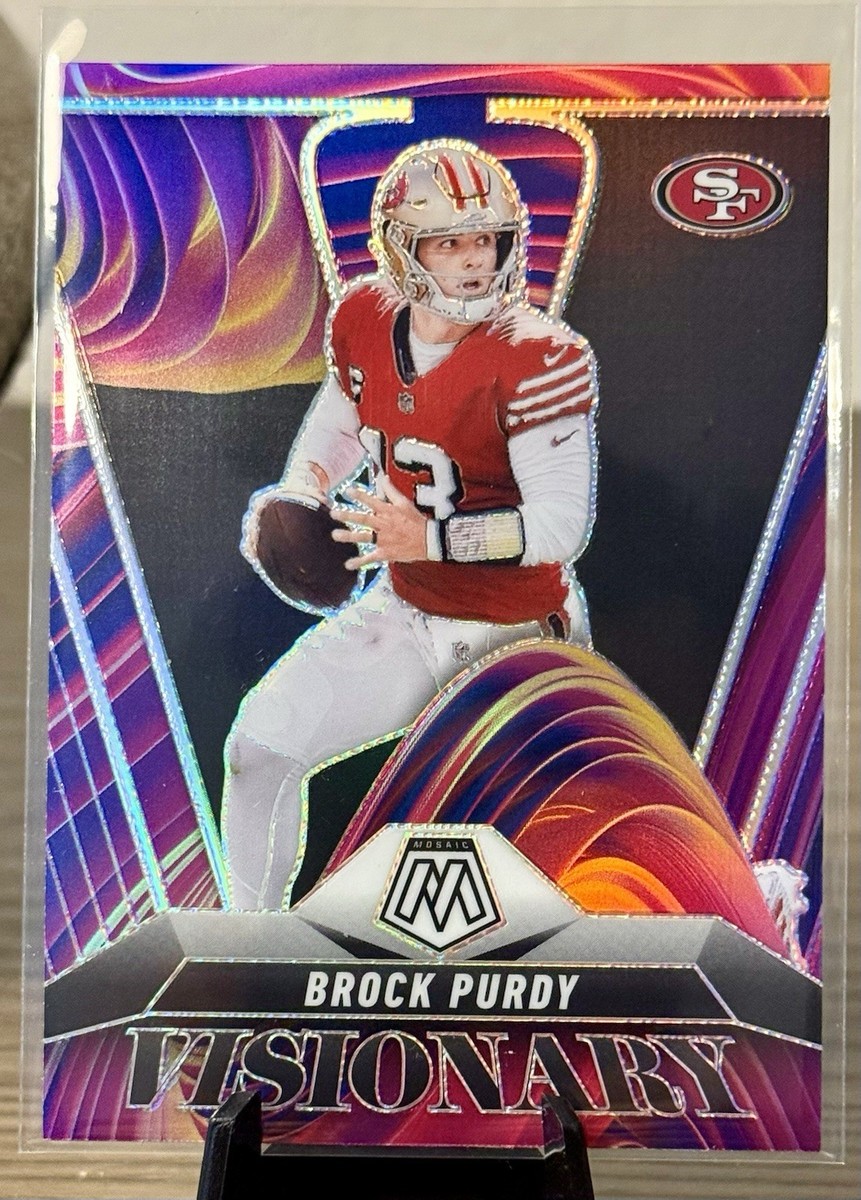 2025 Panini Mosaic Brock Purdy Visionary CASE HIT SPP #21 PRIZM