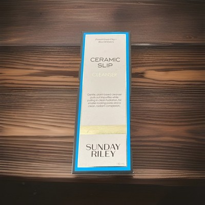 Sunday Riley Ceramic Slip Cleanser ~ 5 Fl Oz + Bonus Travel Size 1 Fl Oz
