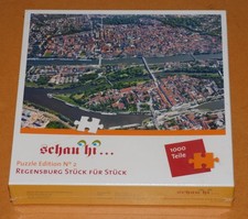 REGENSBURG Puzzle 1000 Teile Luftbild Altstadt Stadtamhof Edition # 2 neu, Folie