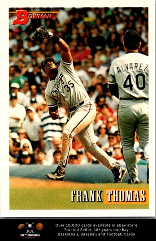 1993 Bowman BASEBALL #555 Frank Thomas