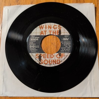 WINGS/PAUL MCCARTNEY SILLY LOVE SONGS WINGS AT THE SPEED OF SOUND 45 4256