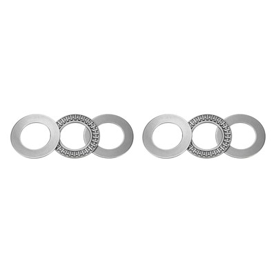 2er-Pack AXK2542 Axial-Nadellager 25 x 42 x 2 mm mit AS2542-Unterlegscheiben