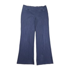 Lilly Pulitzer Blue Loungewear Sweatpants Wide Leg Pull On Elastic Waist Preppy